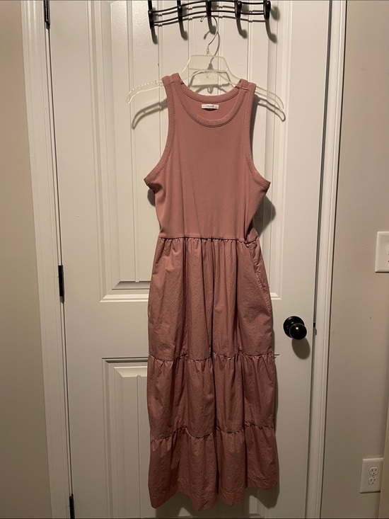 Maurices Dresses & Skirts - Sleeveless Tiered Maxi Dress in Dusty Rose
